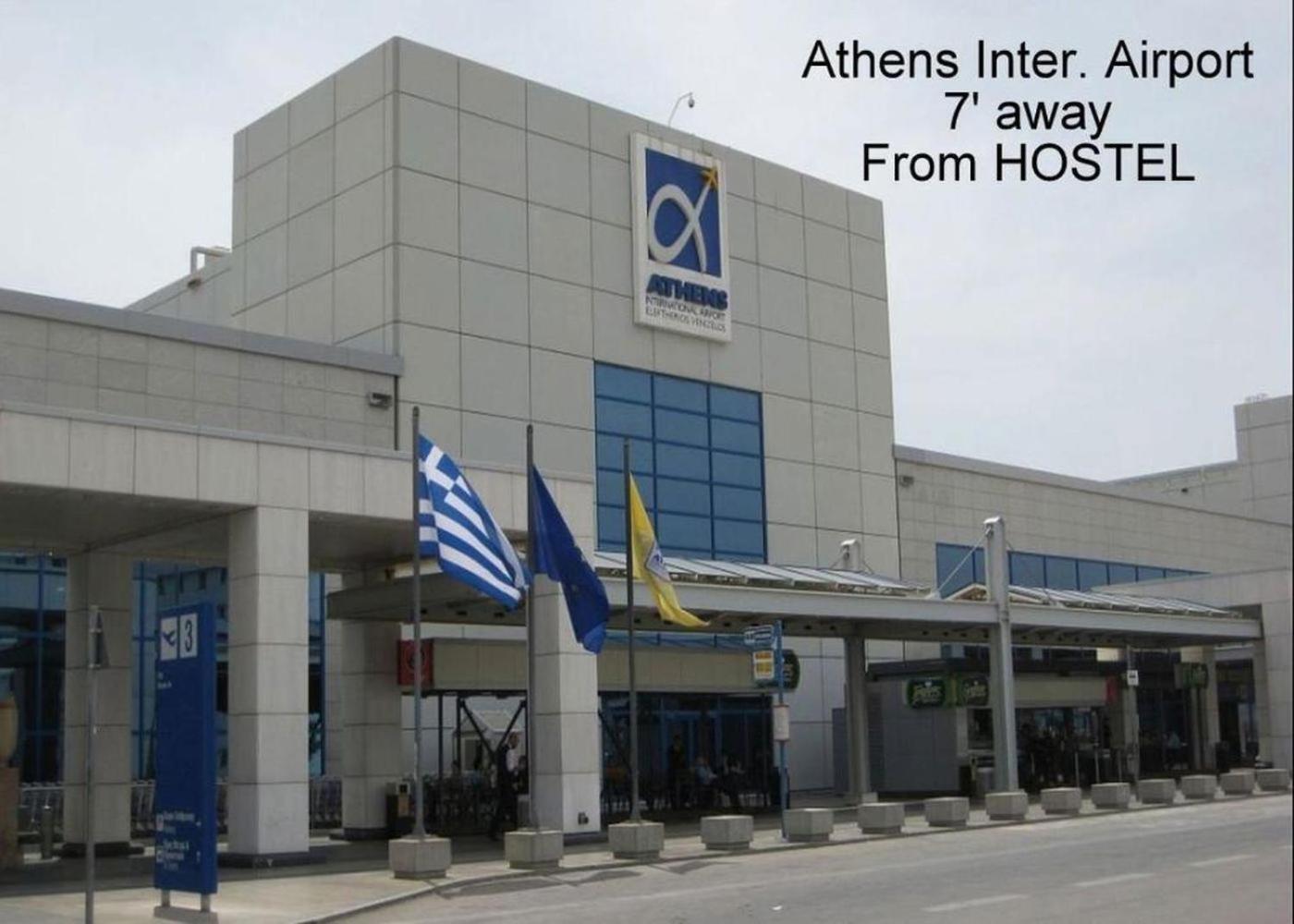 Markópoulon Athens 24-Hours Hostel #Athensairport #Latecheck-In #Privatetransportservice #Groups #Downtown מראה חיצוני תמונה